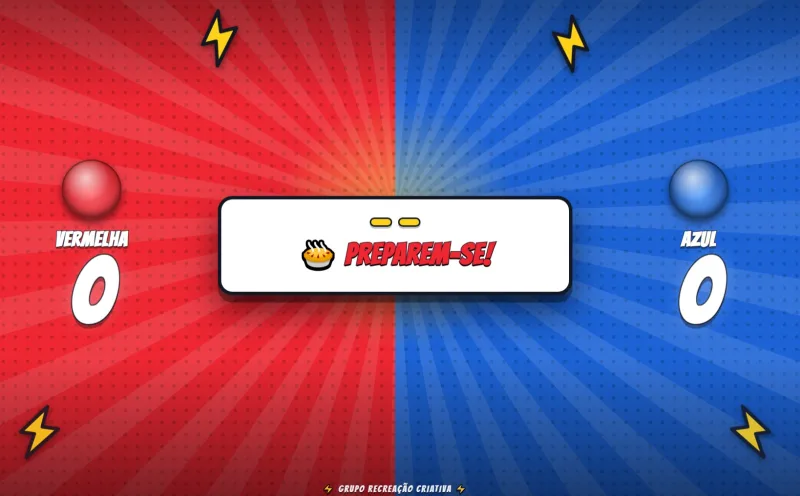 Passa ou Repassa na Arena Game Show — placar Vermelha e Azul
