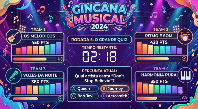 Desafio Musical Eletrônico da Arena Game Show