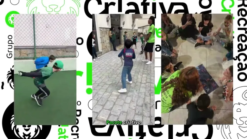 Vídeo do Pacote Criativo — Recreação Criativa